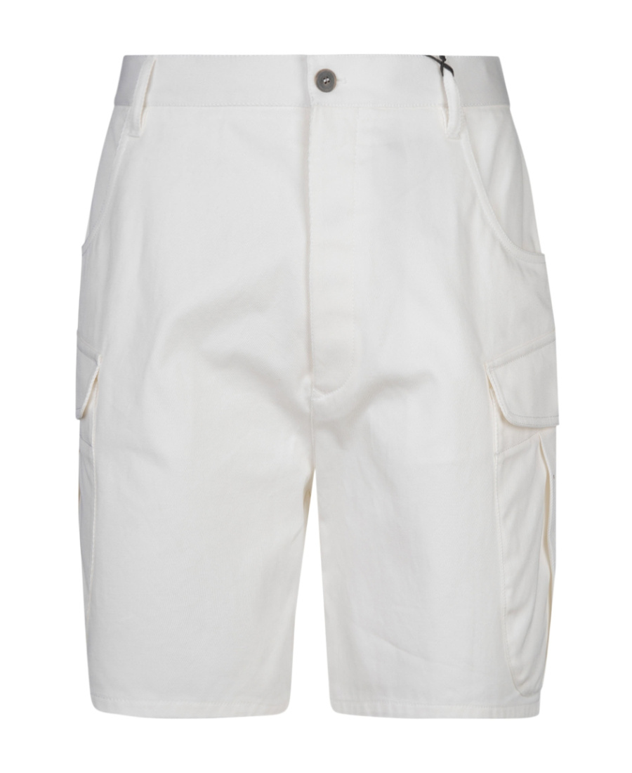 Giorgio Armani Pocket Detail Shorts In White