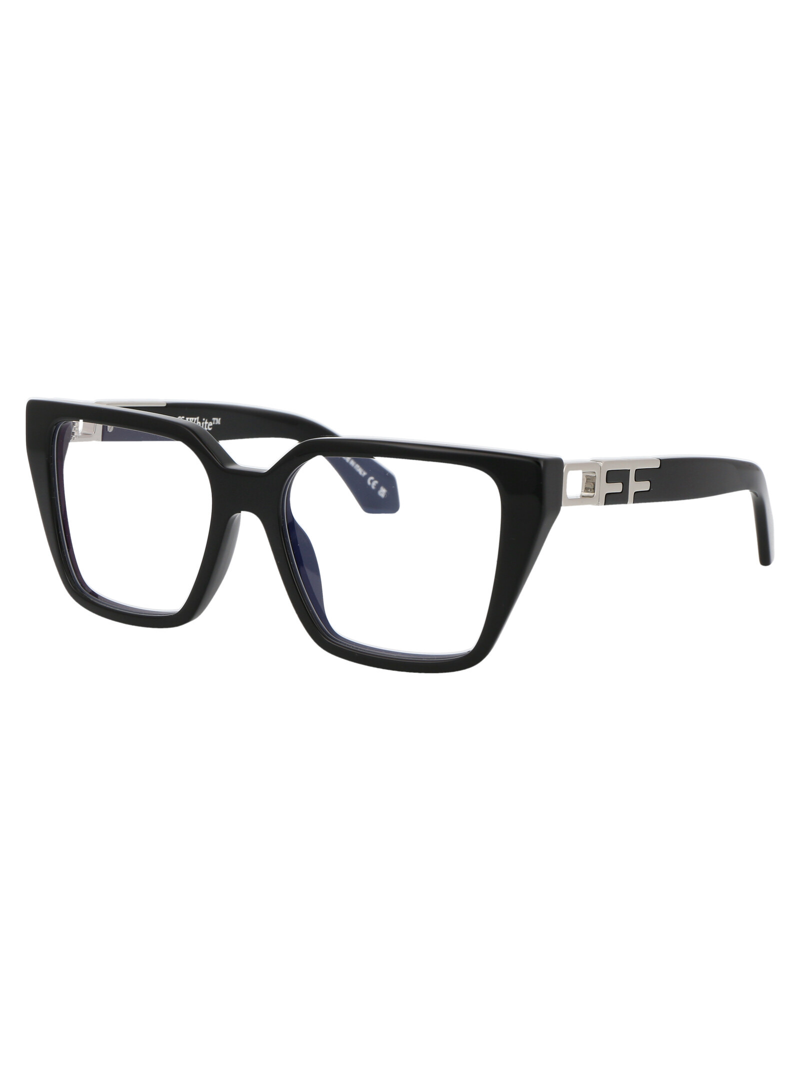 Off-white Square Frame Glasses In Black