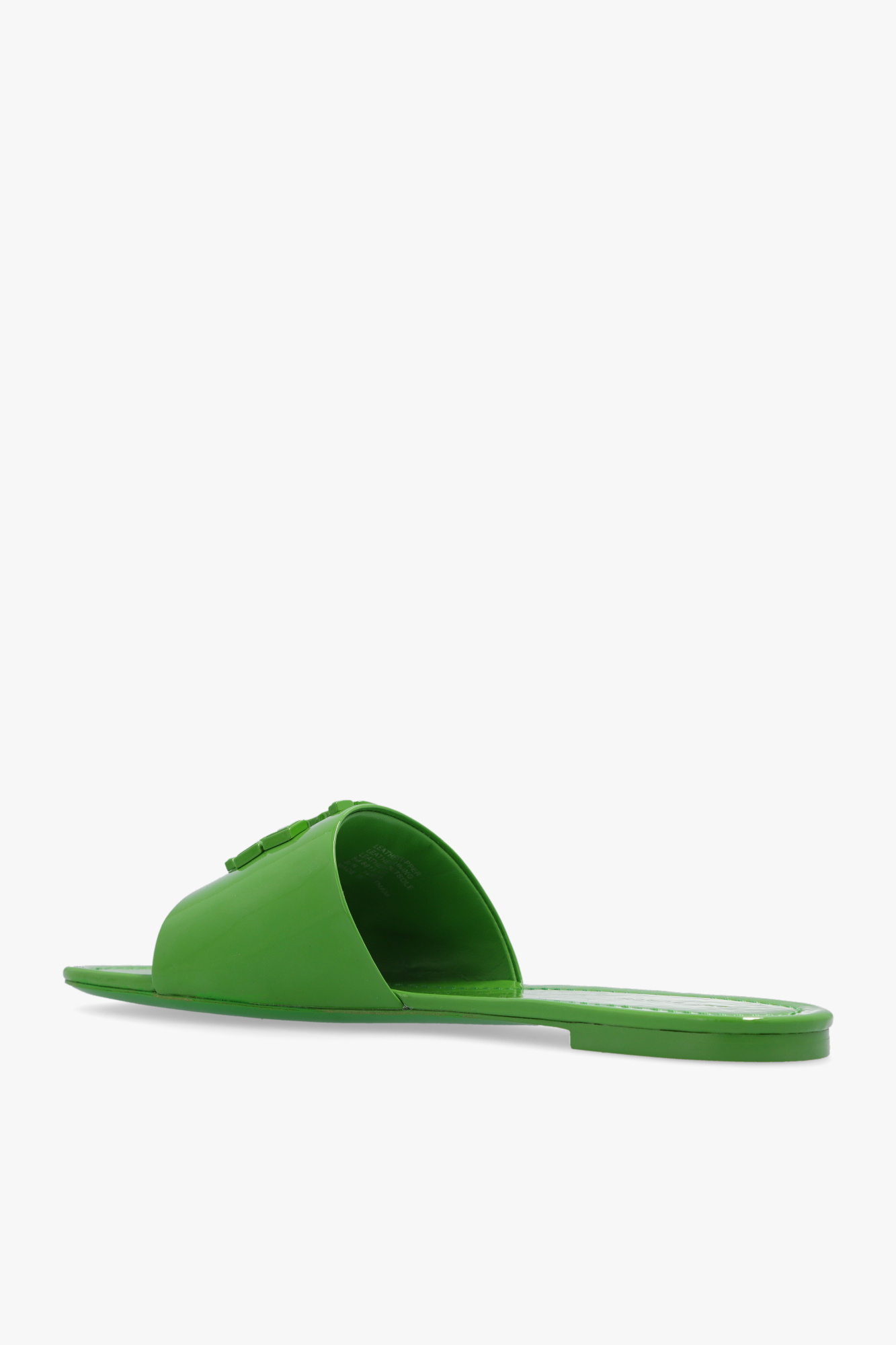 TORY BURCH ELEANOR PATENT-LEATHER SLIDES