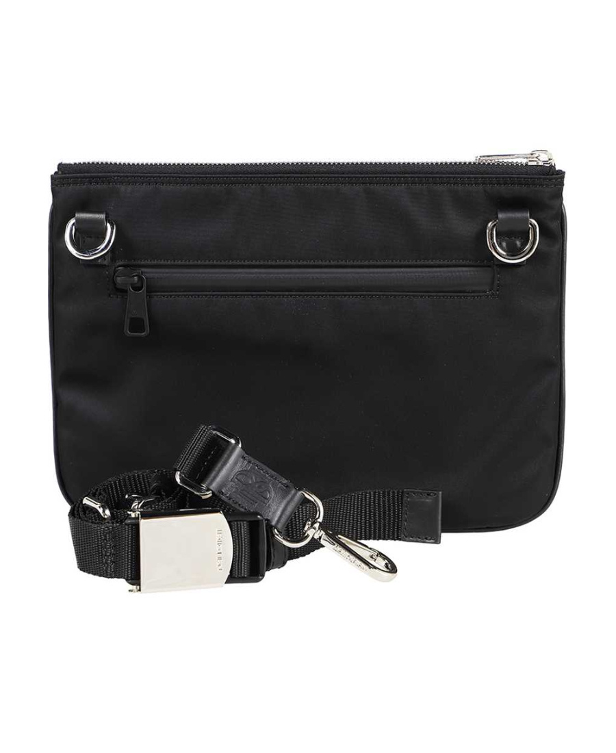 Neil Barrett Logo Shoulder Bag In Black