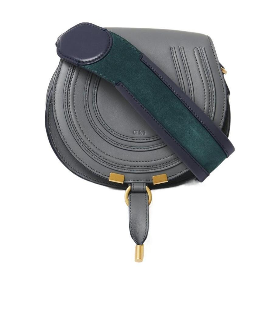 Chloé Shoulder-strap-detailing Shoulder Bag In Gray