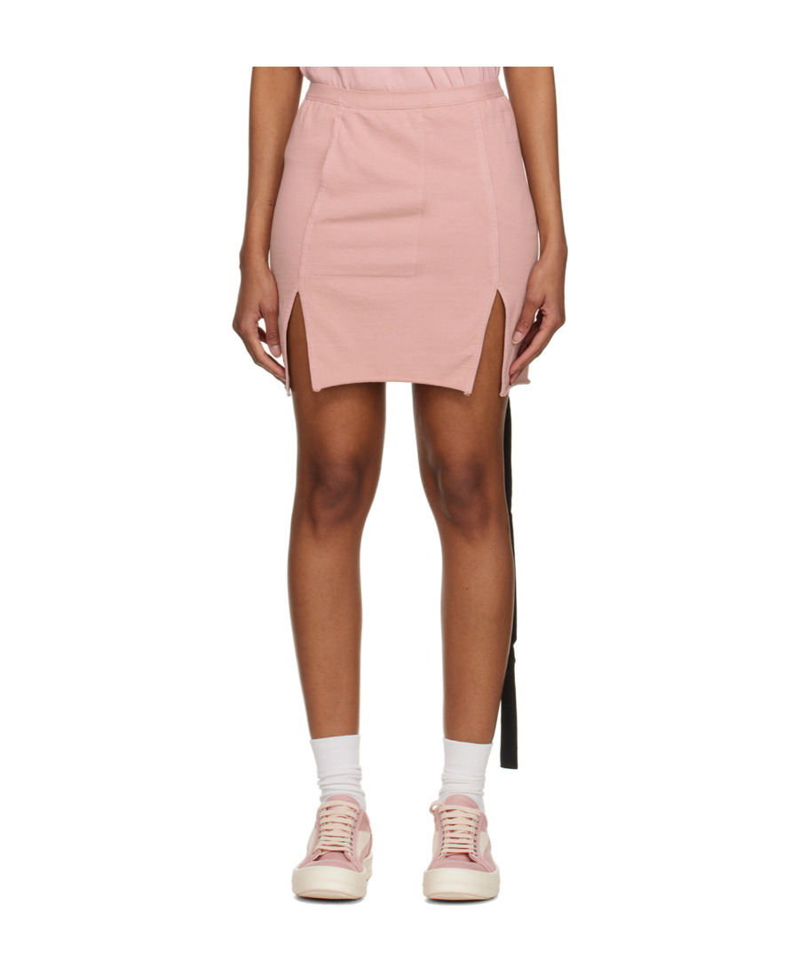 Rick Owens Drkshdw Pink Lido Miniskirt In Pink