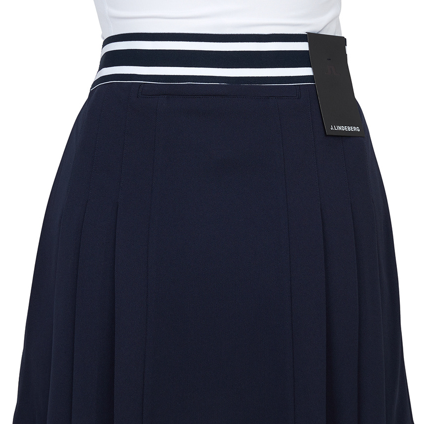 J. Lindeberg Logo Skirt In Blue