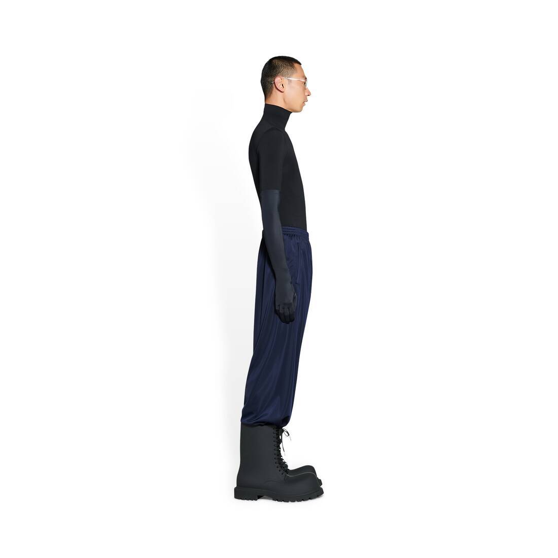 Balenciaga Drop-crotch Trousers In Blue