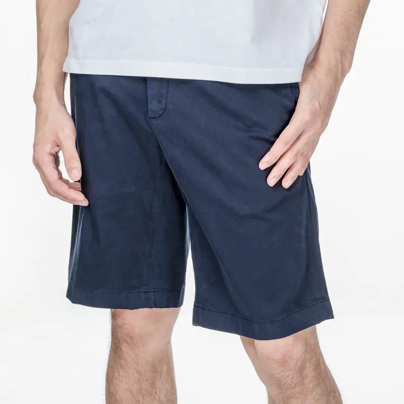 Shop Paul & Shark Straight Denim Shorts In Blue