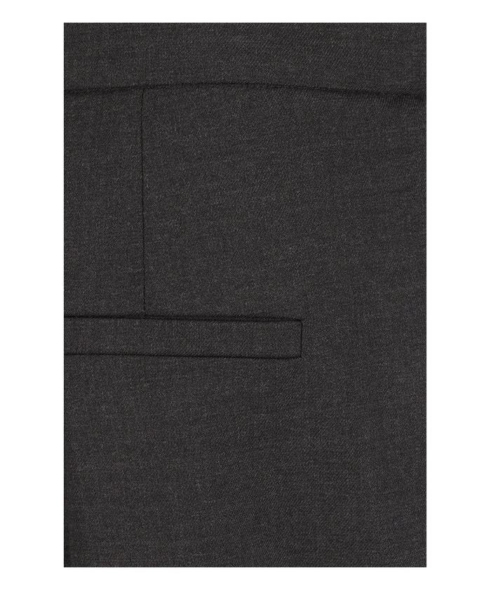 Brunello Cucinelli Wool High Waist Trousers With Bead Detail In Black
