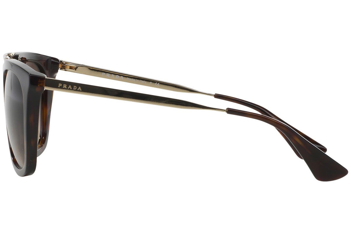Prada Logo Gradient Sunglasses In Brown