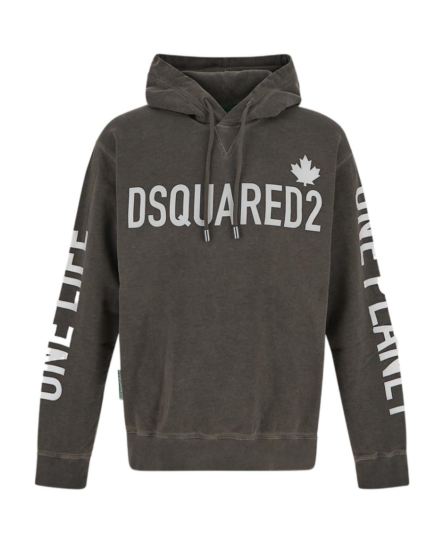 Dsquared2 One Life Rib-trimmed Hoodie In Black