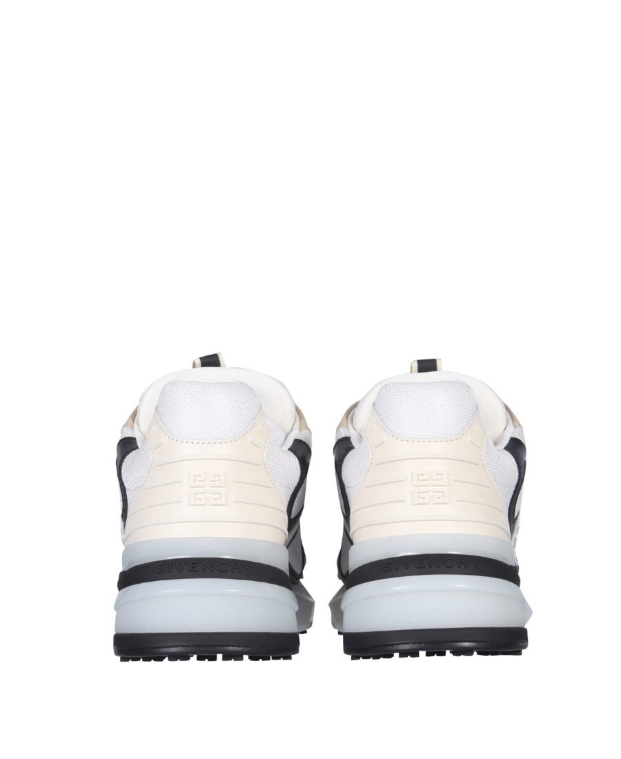 Givenchy Giv 1 Ivory And Black Runner Sneakers In White