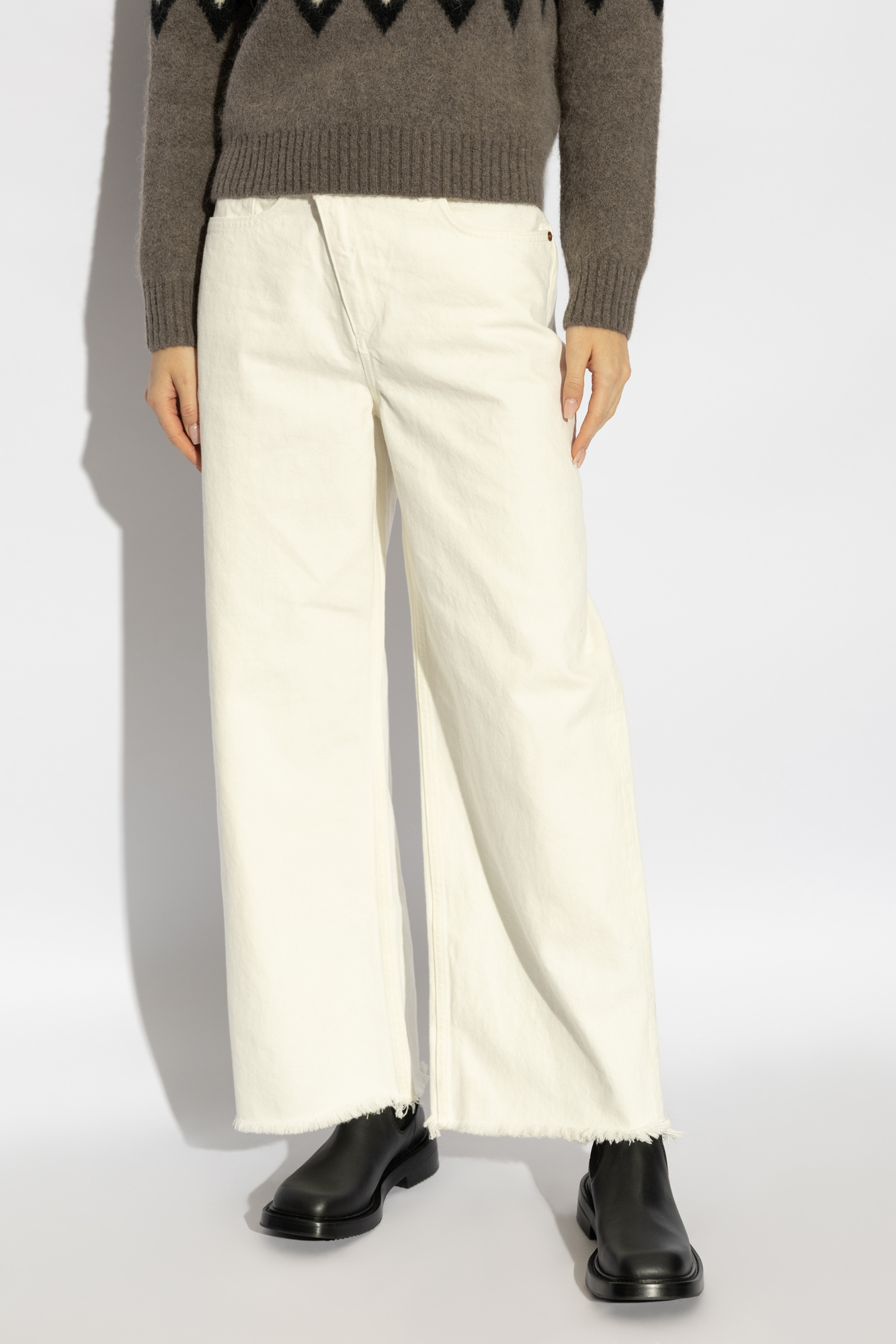Shop Allsaints Aki Jeans In White