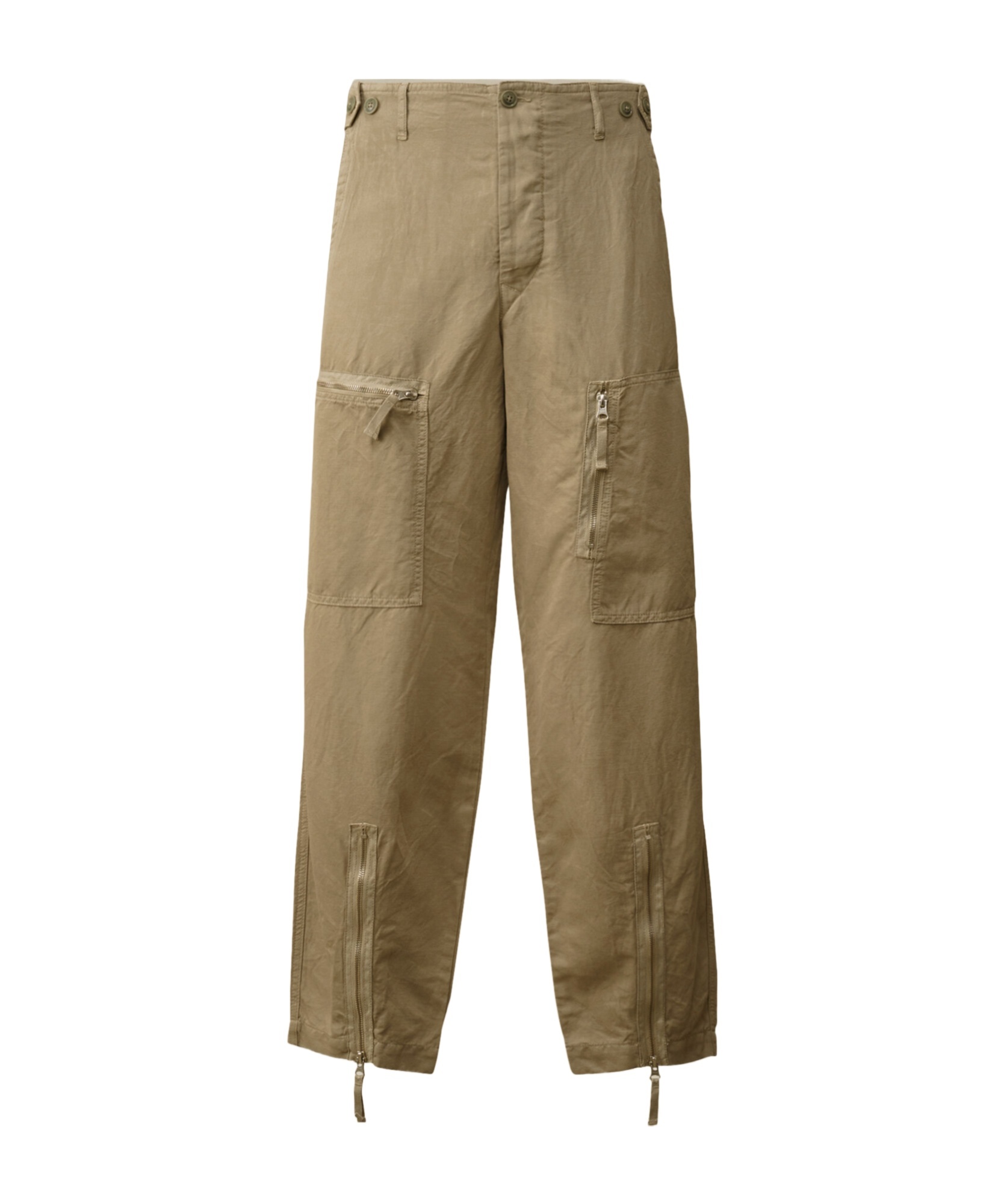 C.p. Company Cargo Trousers In Nude