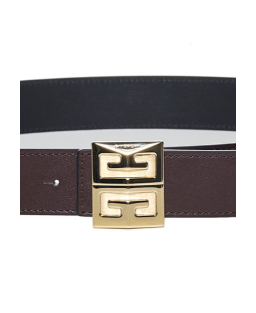 Givenchy 4g Logo Buckle Belt In Black