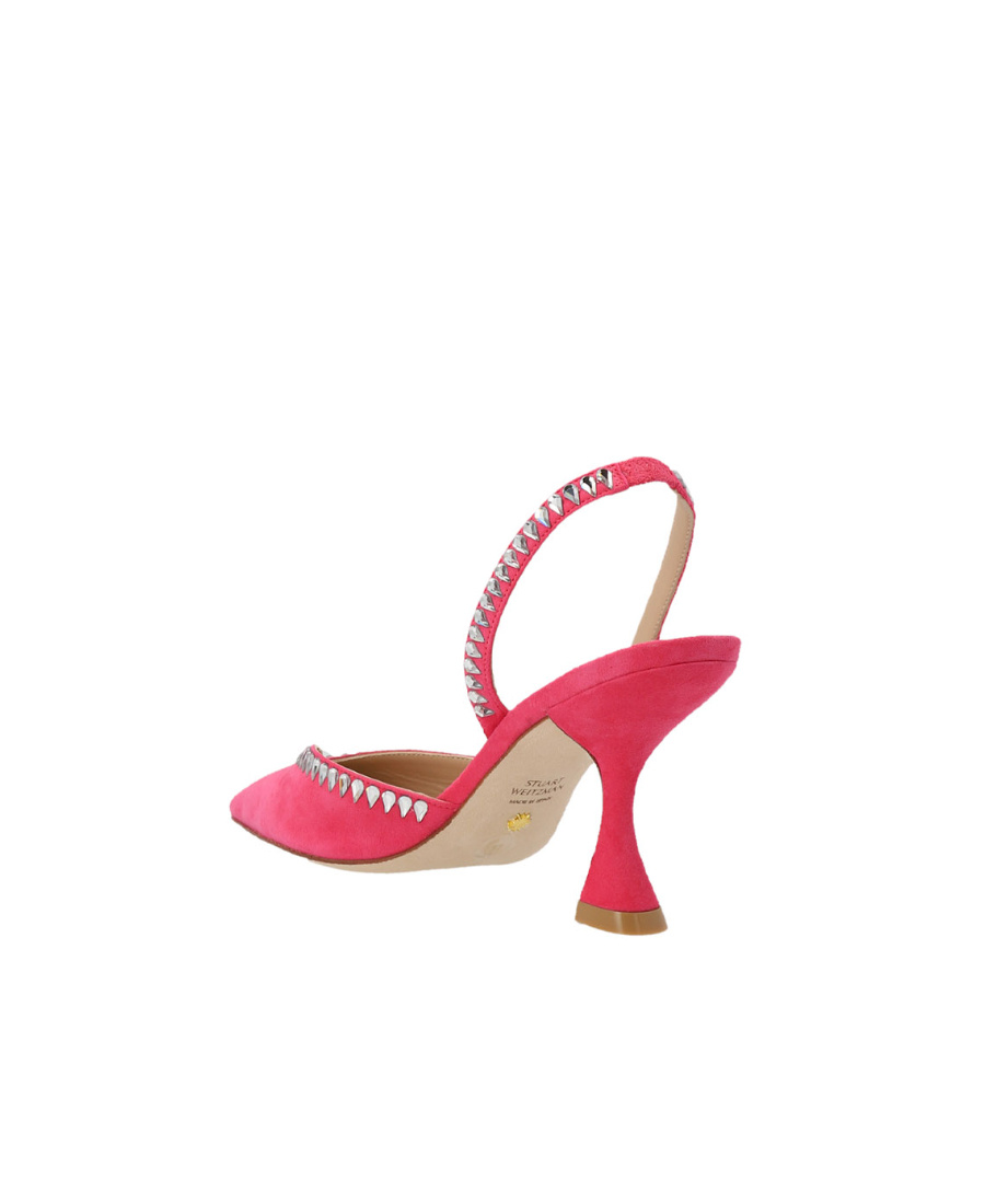 Stuart Weitzman Gemcut Xcurve 100 Slingback Pump The Sw Outlet In Red