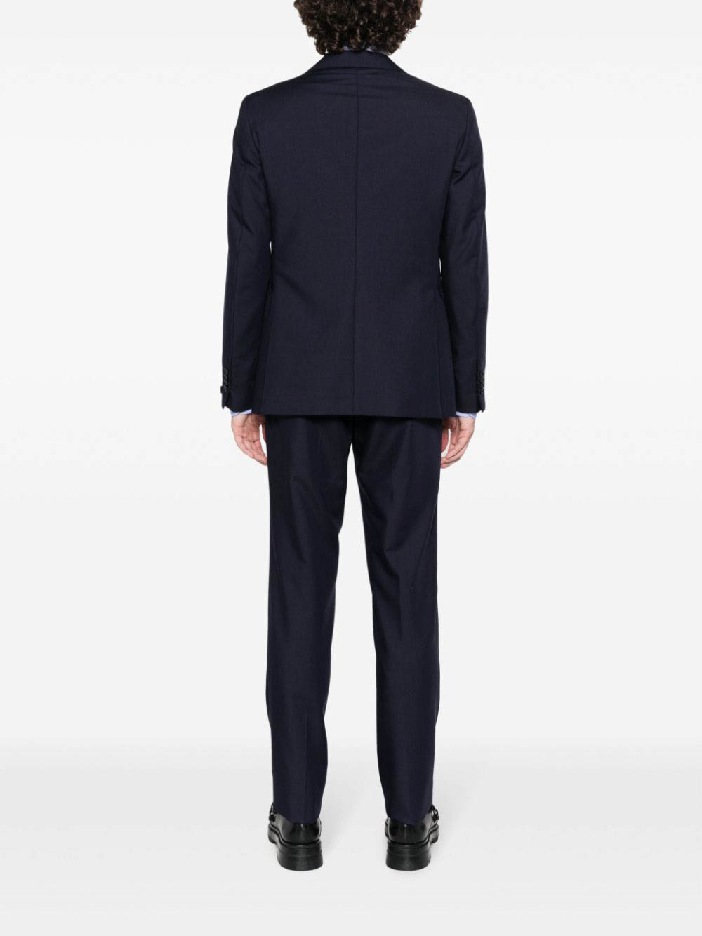 Tagliatore Single-breast Notch-lapel Blazer In Black