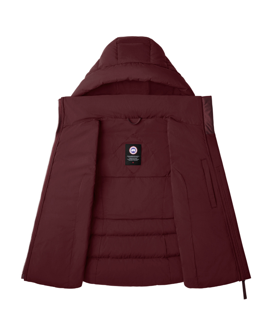 Canada Goose Logo-patch Padded Gilet In Red