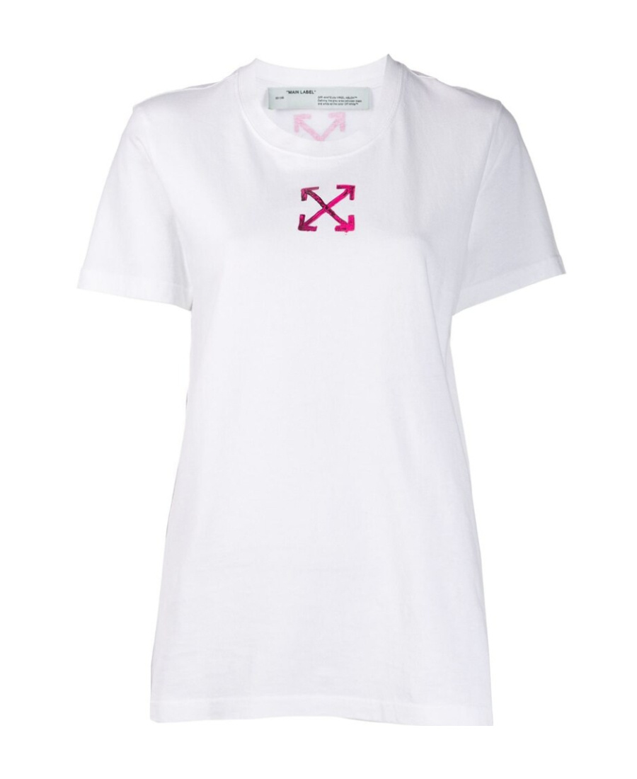 Off-white Arrow Printed T-shirt In White