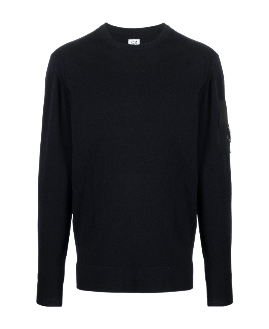 C.p. Company Cotton Crewneck Sweatshirt In Black