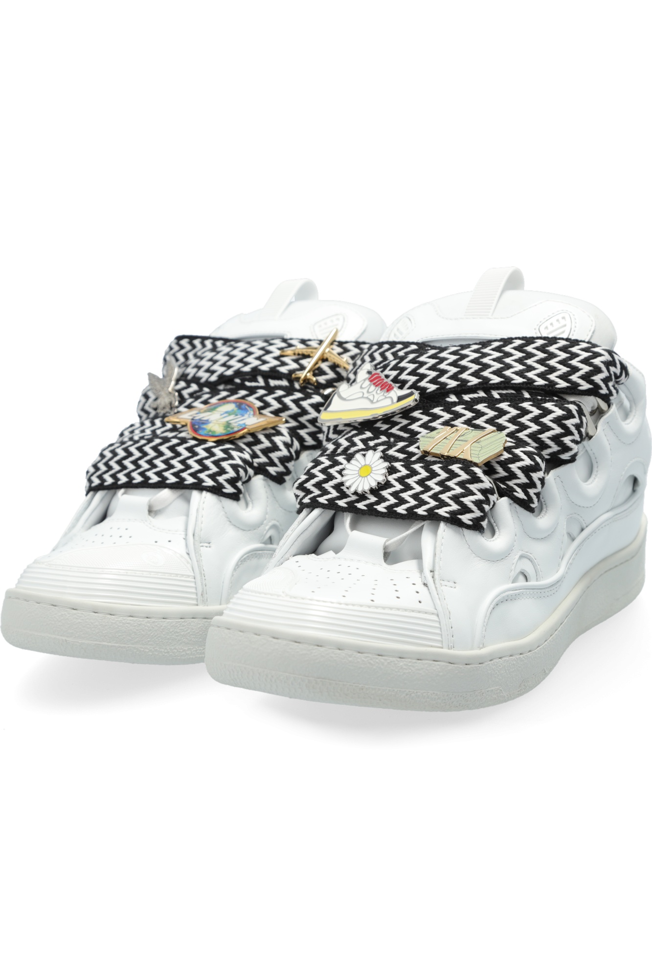 Lanvin White Future Edition Curb 3.0 Sneakers In White
