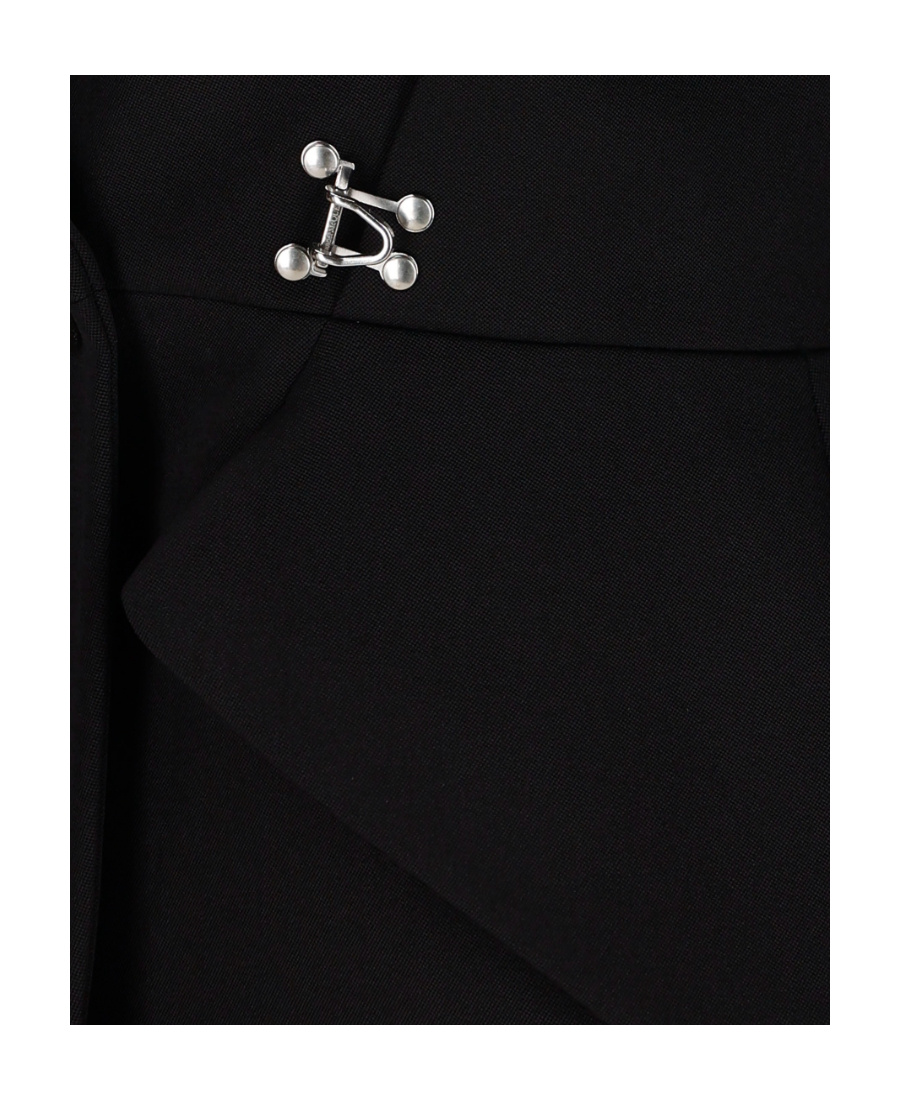 Alexander Mcqueen Hardware-detail Blazer In Black