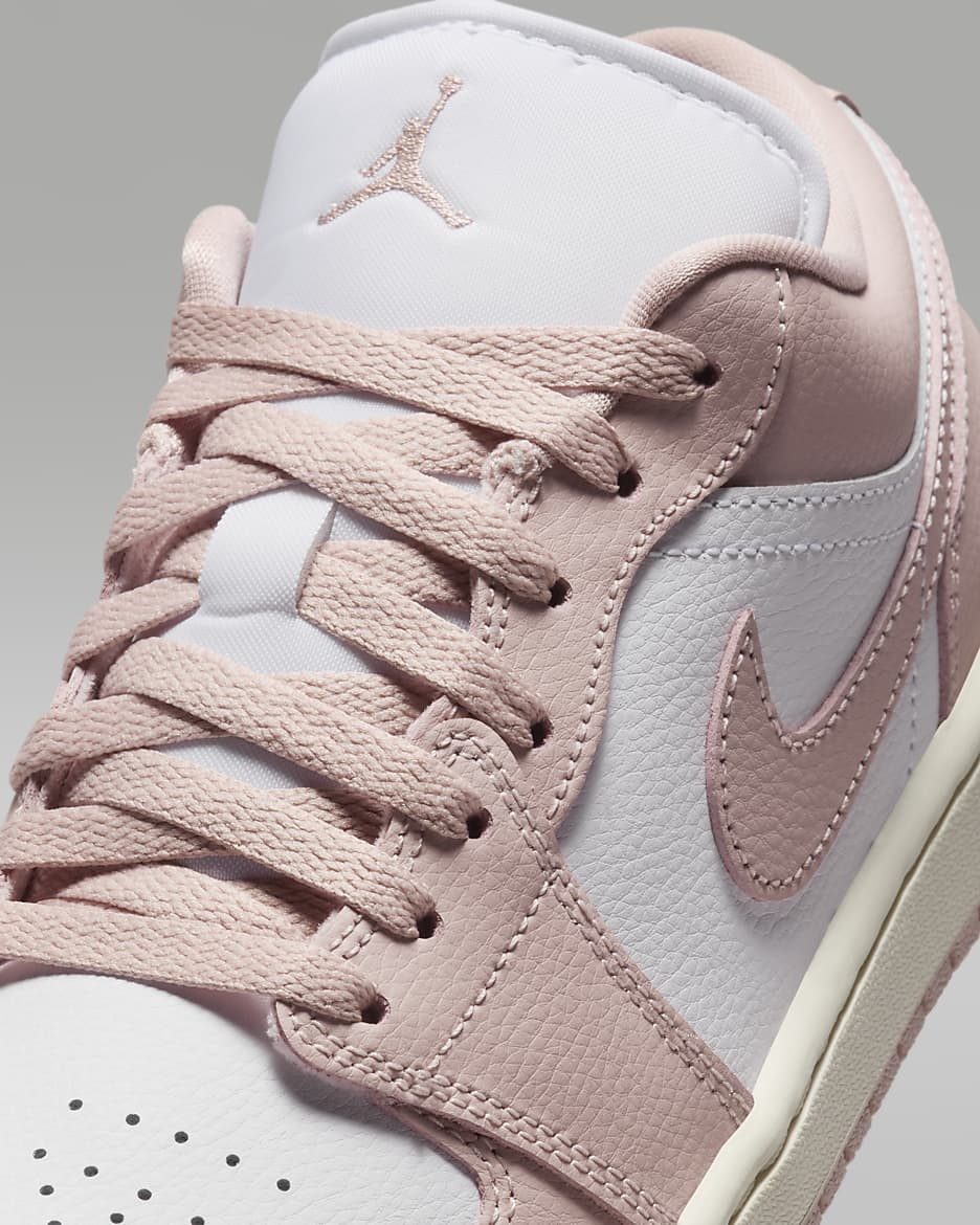 Nike Air Jordan 1 Low-cut Casual Shoes In Nude