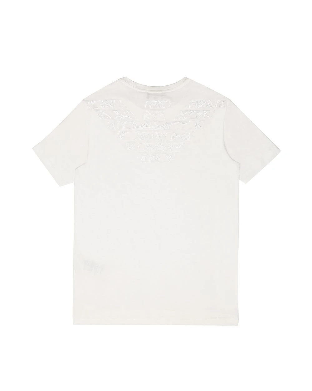 Emporio Armani T-shirt With Round Neck In White