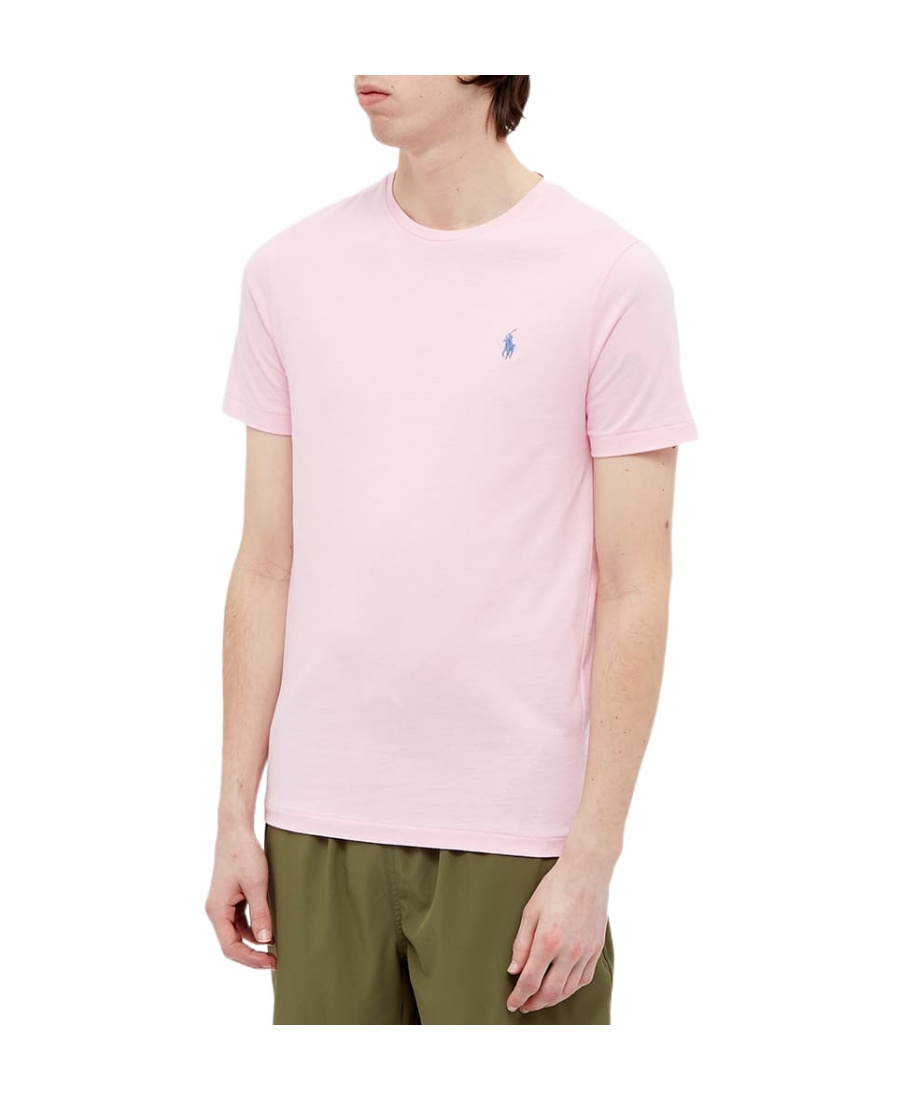 POLO RALPH LAUREN POLO RALPH LAUREN LOGO EMBROIDERED CREWNECK T-SHIRT