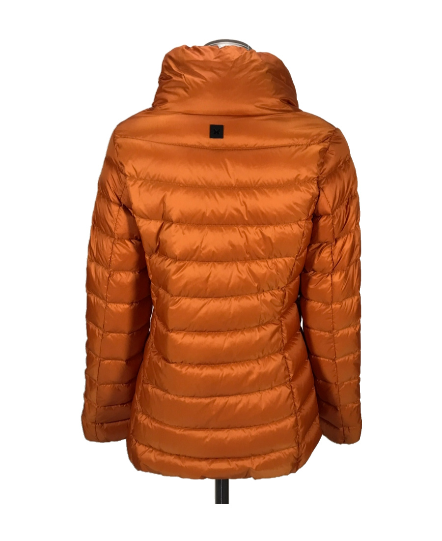 Weekend Max Mara Long-sleeved Down Jacket In Orange