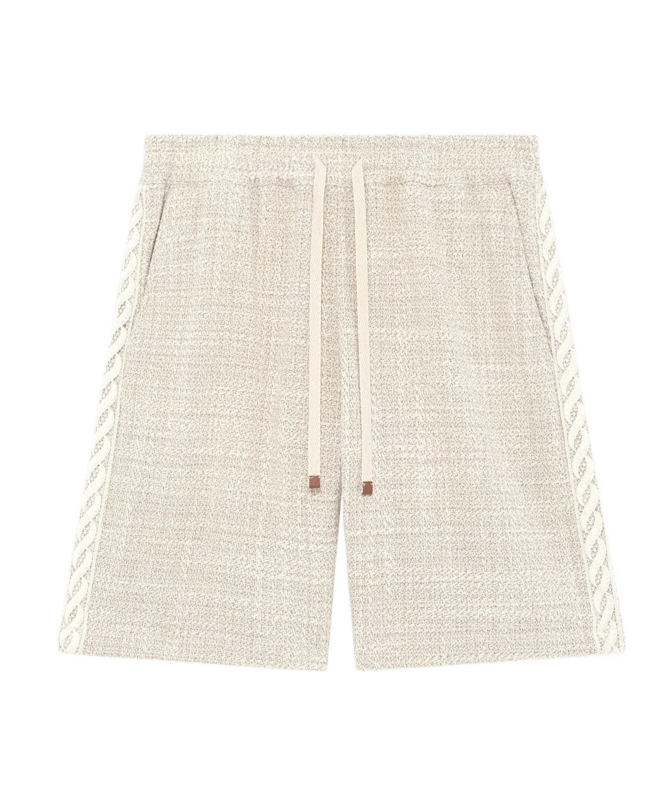 Drôle De Monsieur Elastic Waist Shorts In White