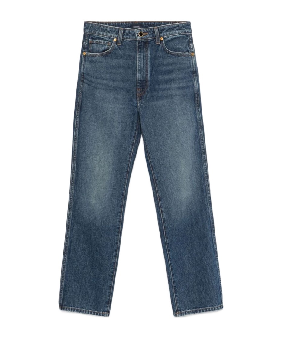 Khaite Ny Abigail Stretch Jeans In Black