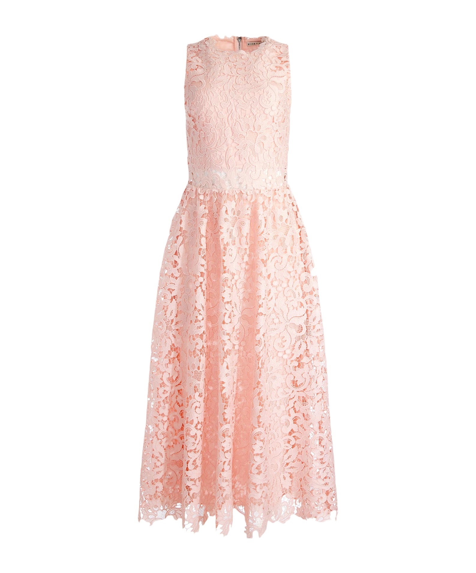 Alice And Olivia Sleeveless Babette Midi Dress