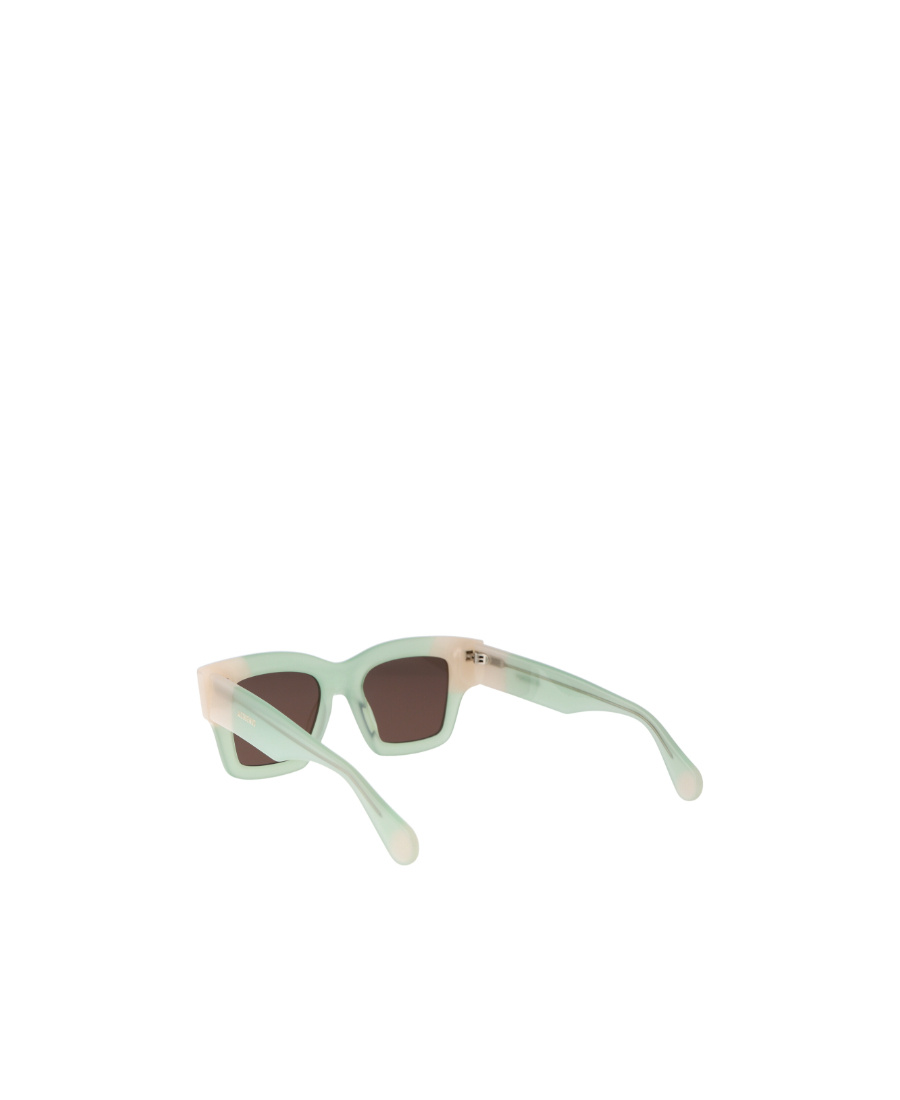 Jacquemus Square-frame Tinted Sunglasses In Green