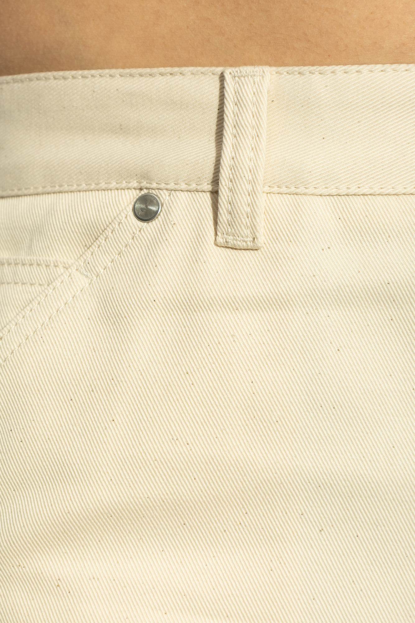 Moncler Cotton Bermuda Shorts In White
