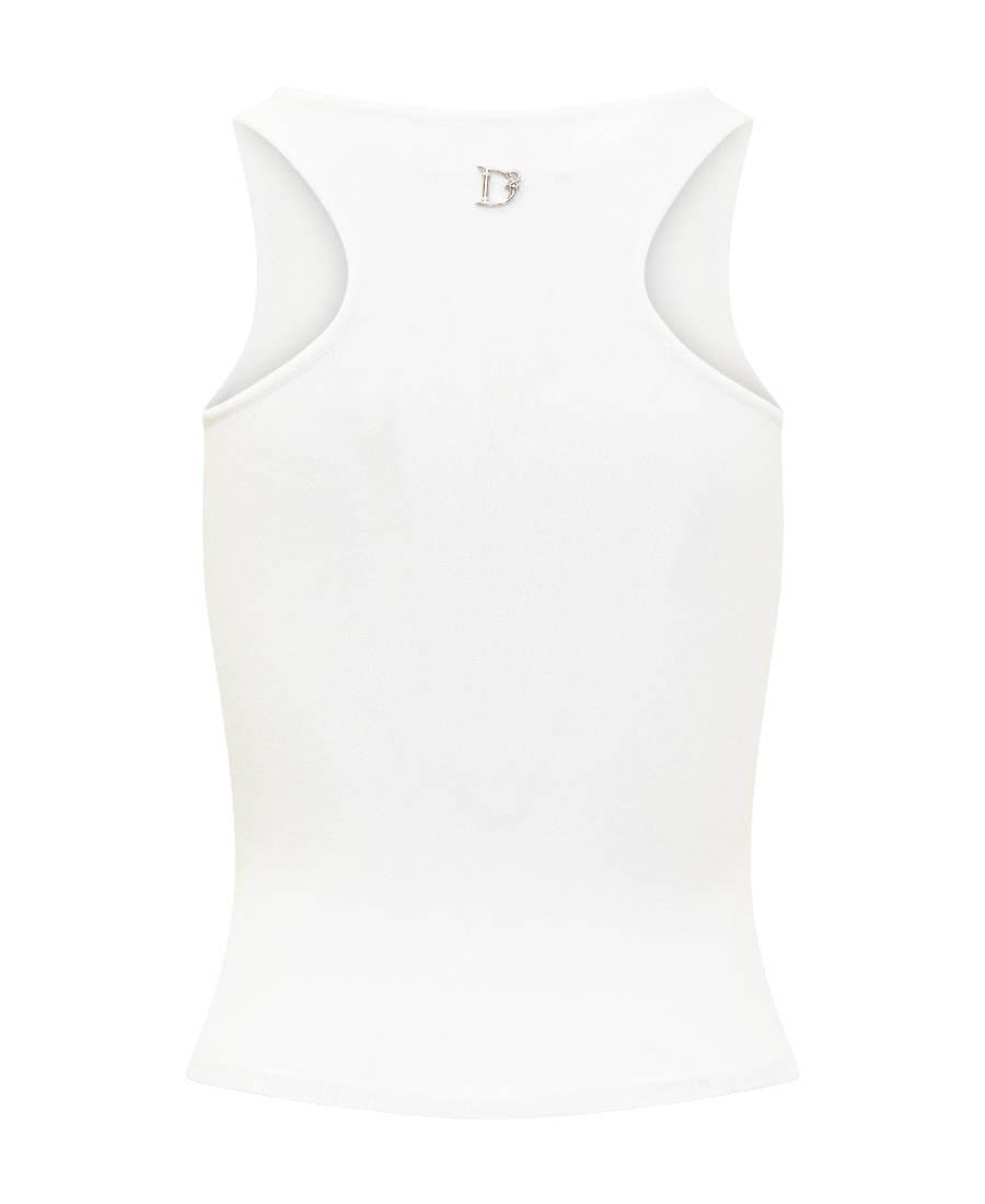 Dsquared2 Top In Viscose Blend In White