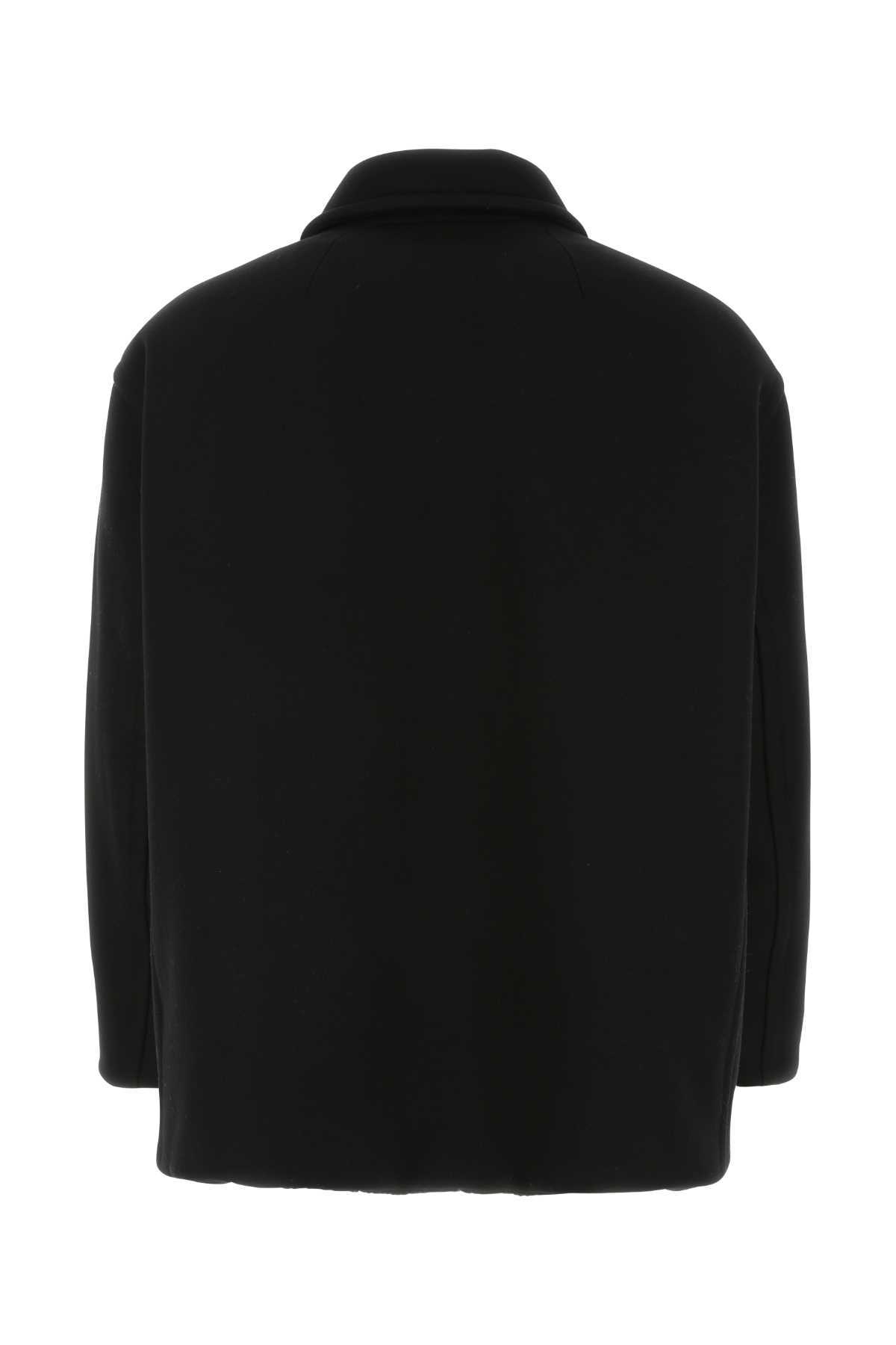 Valentino Elegant Jacket With Long Sleeves And Straight Hemline In Black