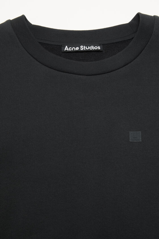 Shop Acne Studios Organic-cotton Sweatshirt In Black