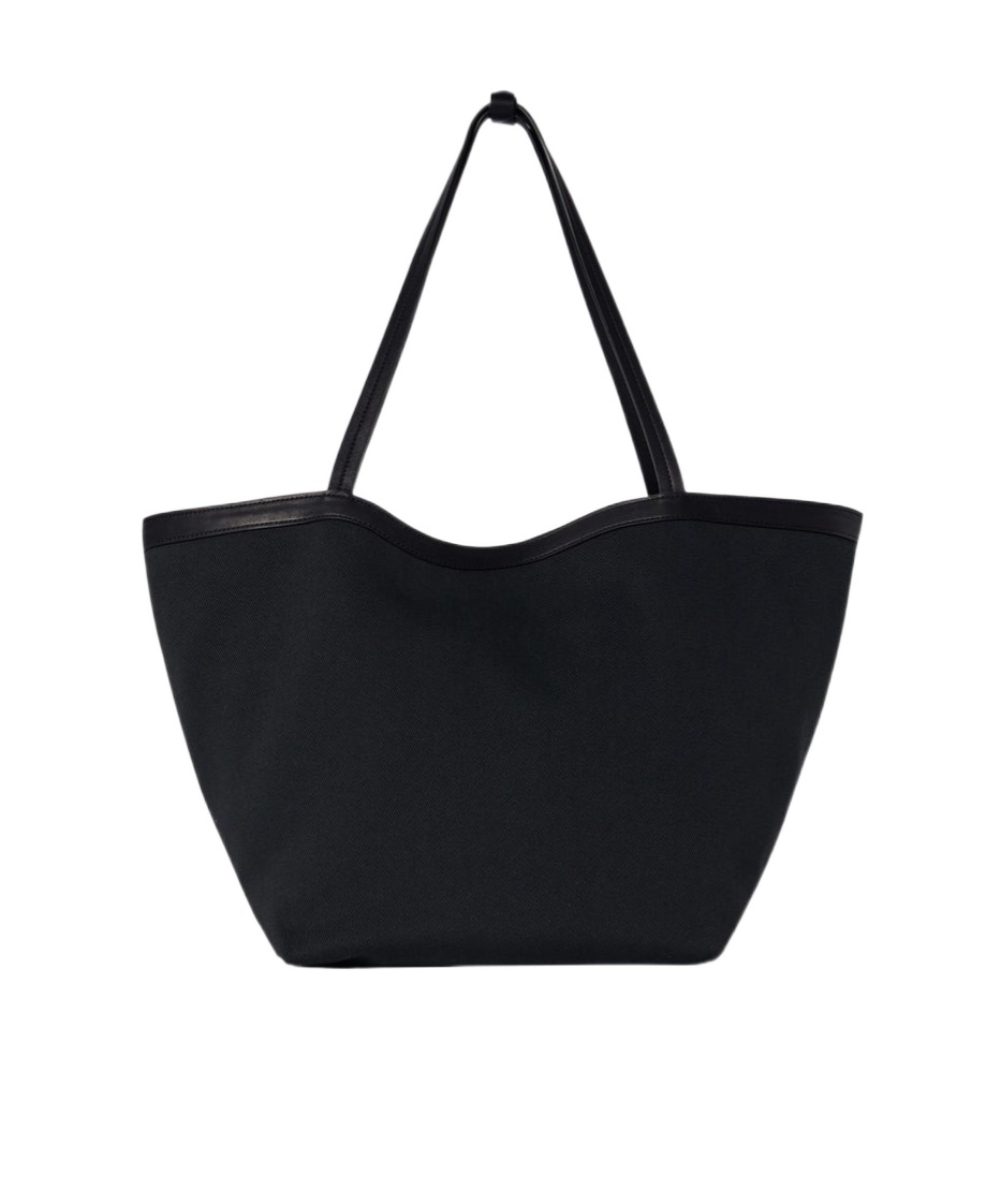 The Row Park Tote Three Canvas In Black
