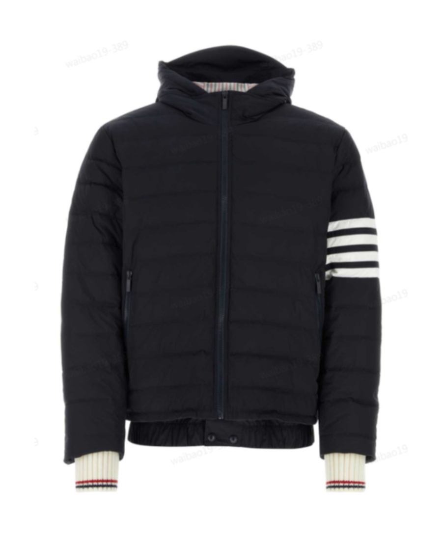 Thom Browne 4-bar Stripe Padded Jacket In Black