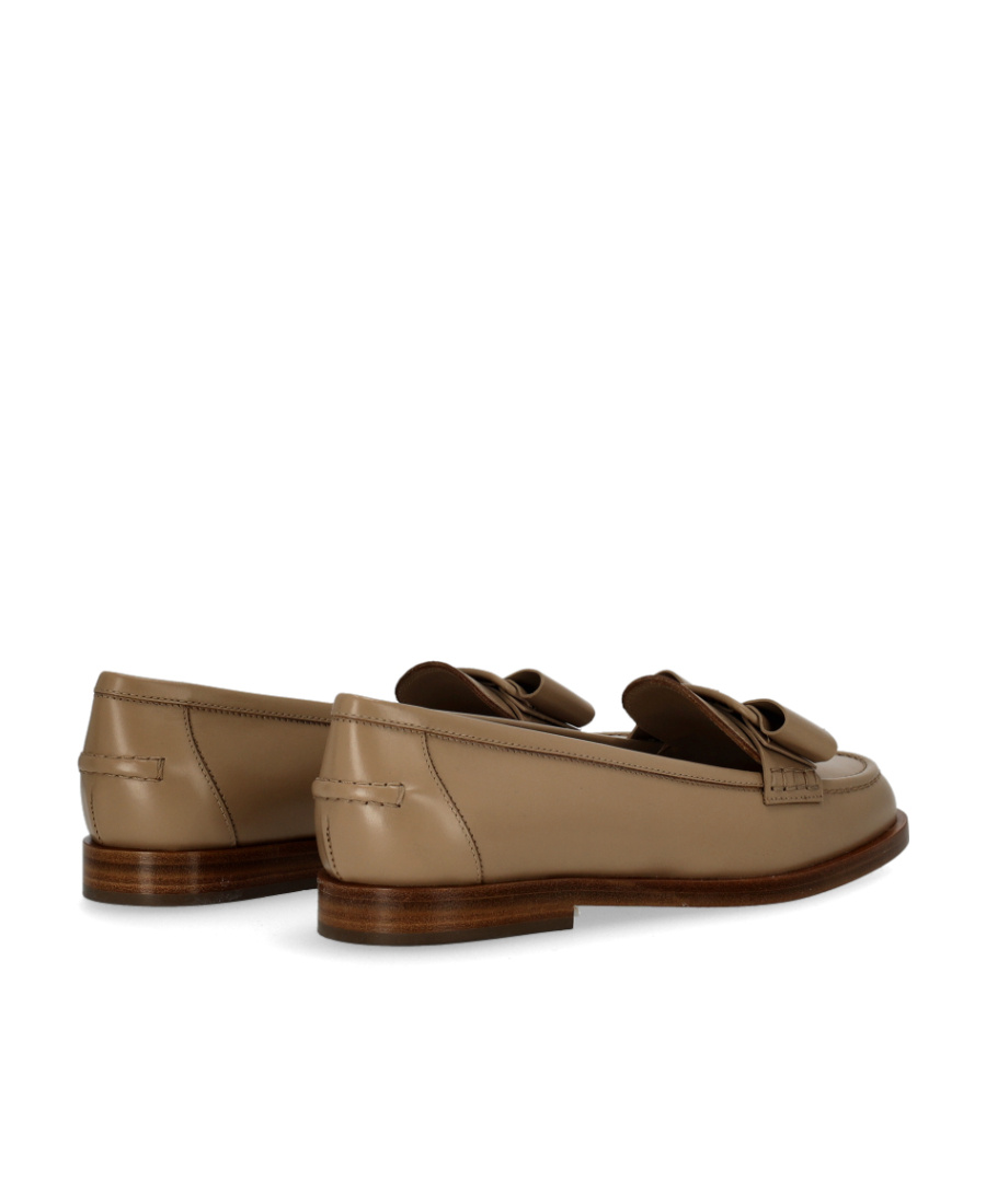 Ferragamo Logo Love Shoes In Brown