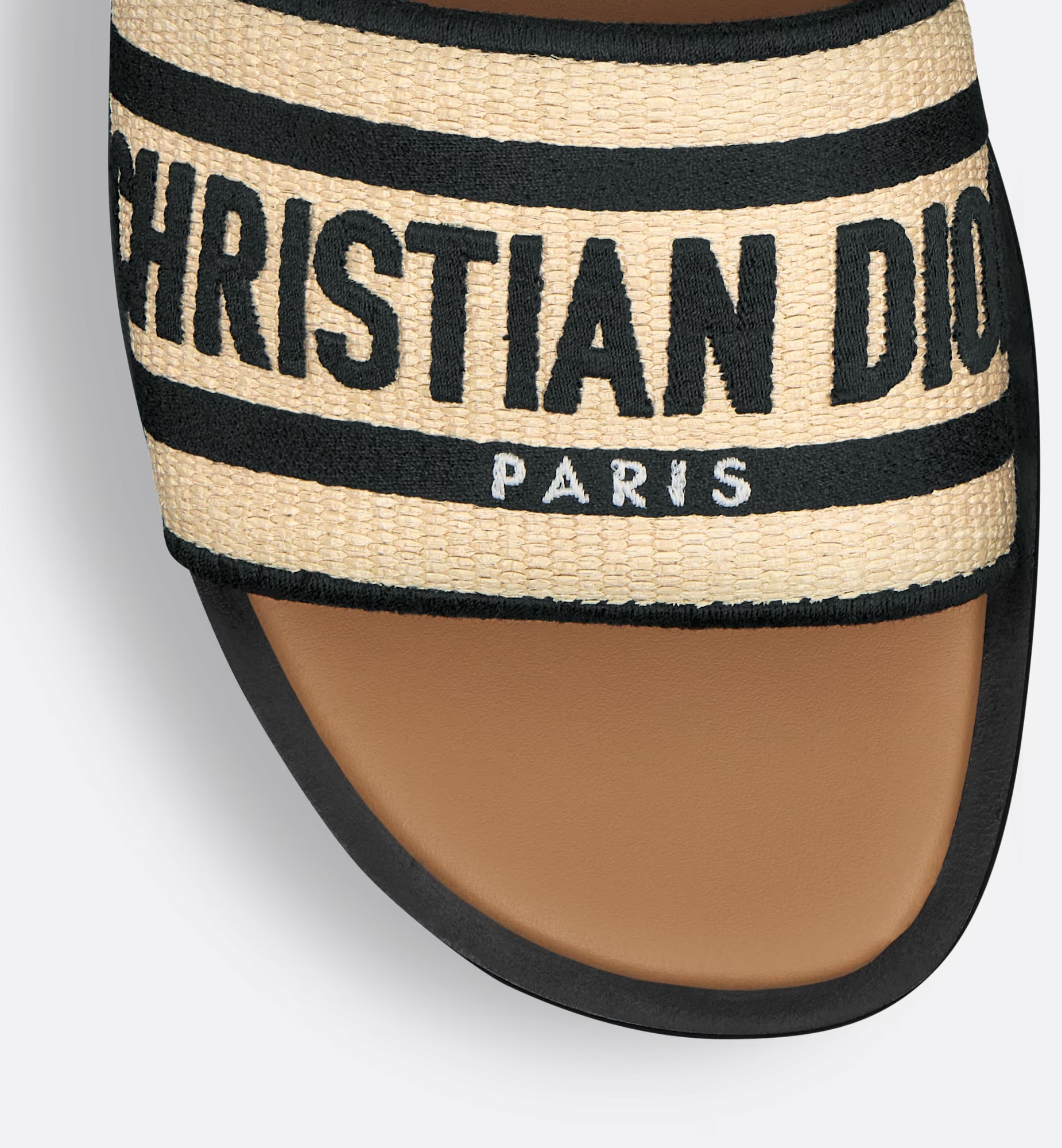 Shop Dior Dway Slide In Black
