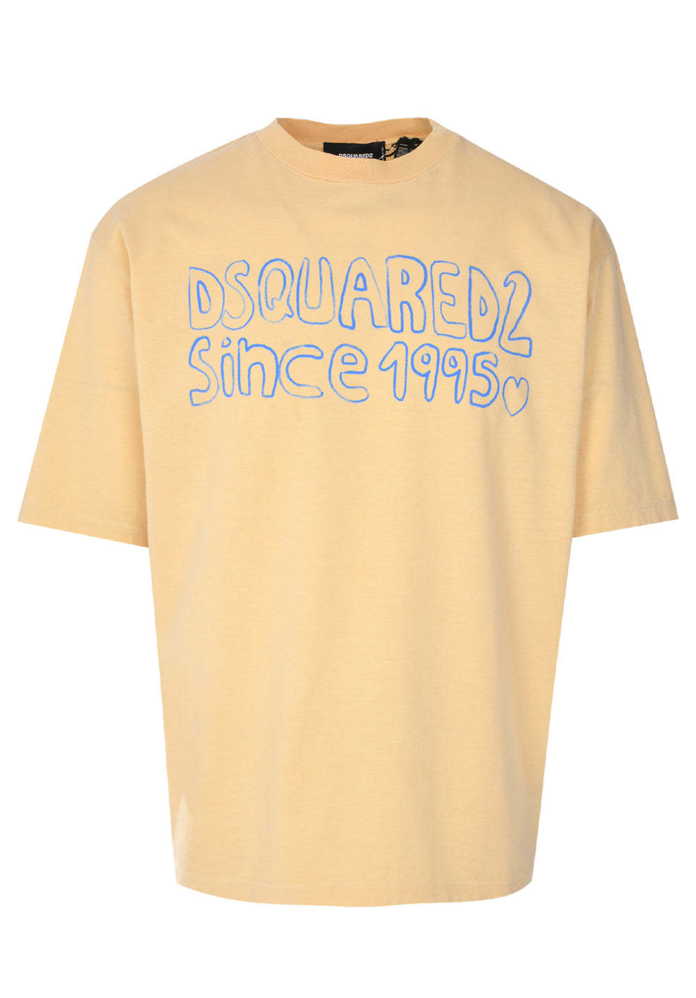 Dsquared2 Logo-print Cotton T-shirt In Gray