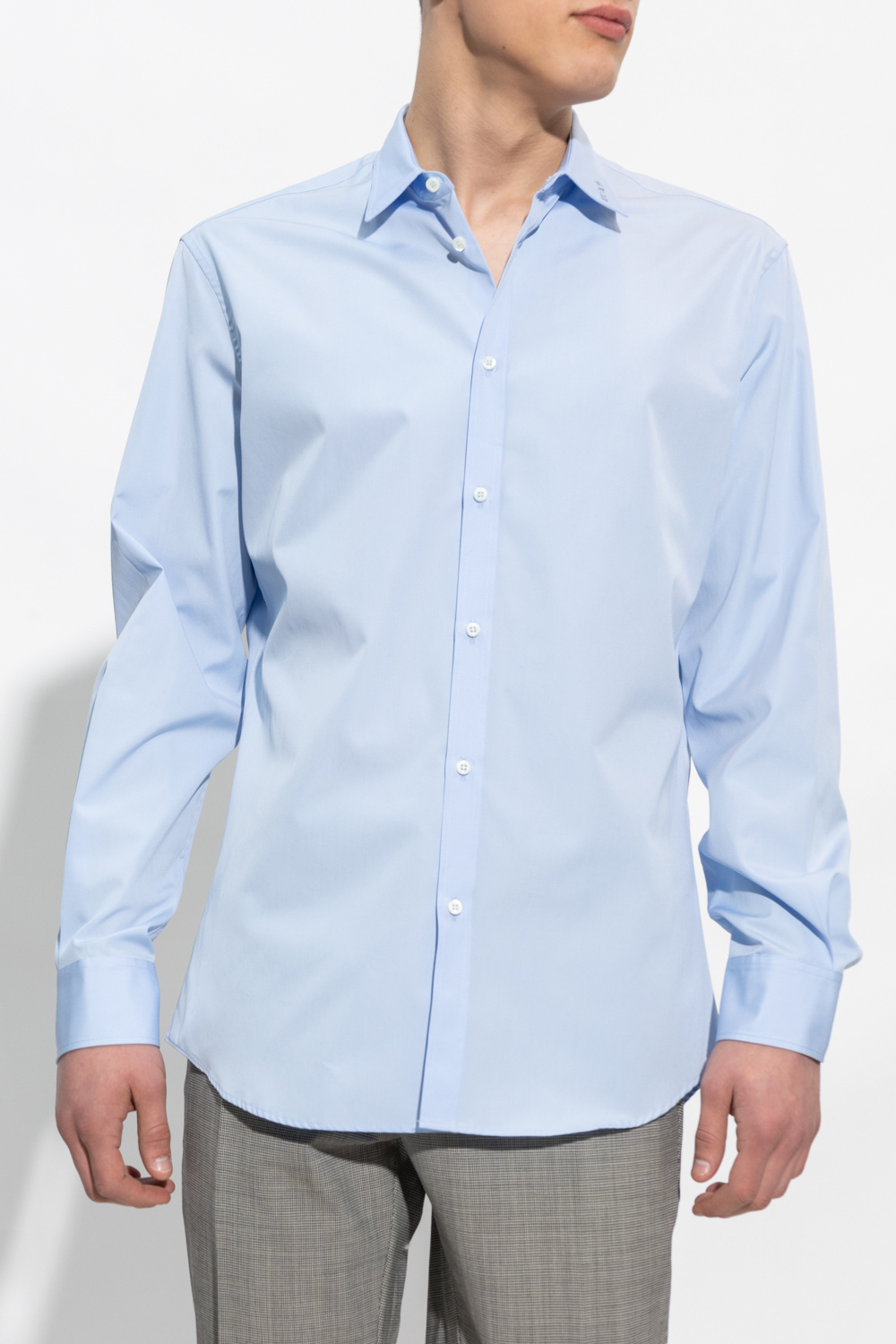 Dsquared2 Embroidered-logo Shirt In Blue
