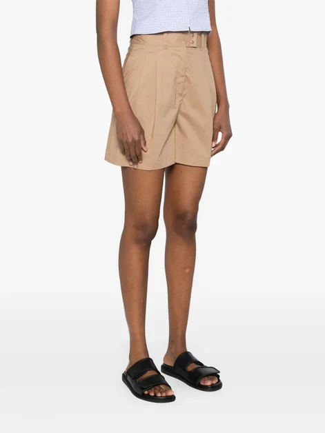 Herno Belt Loop Shorts In Neutral
