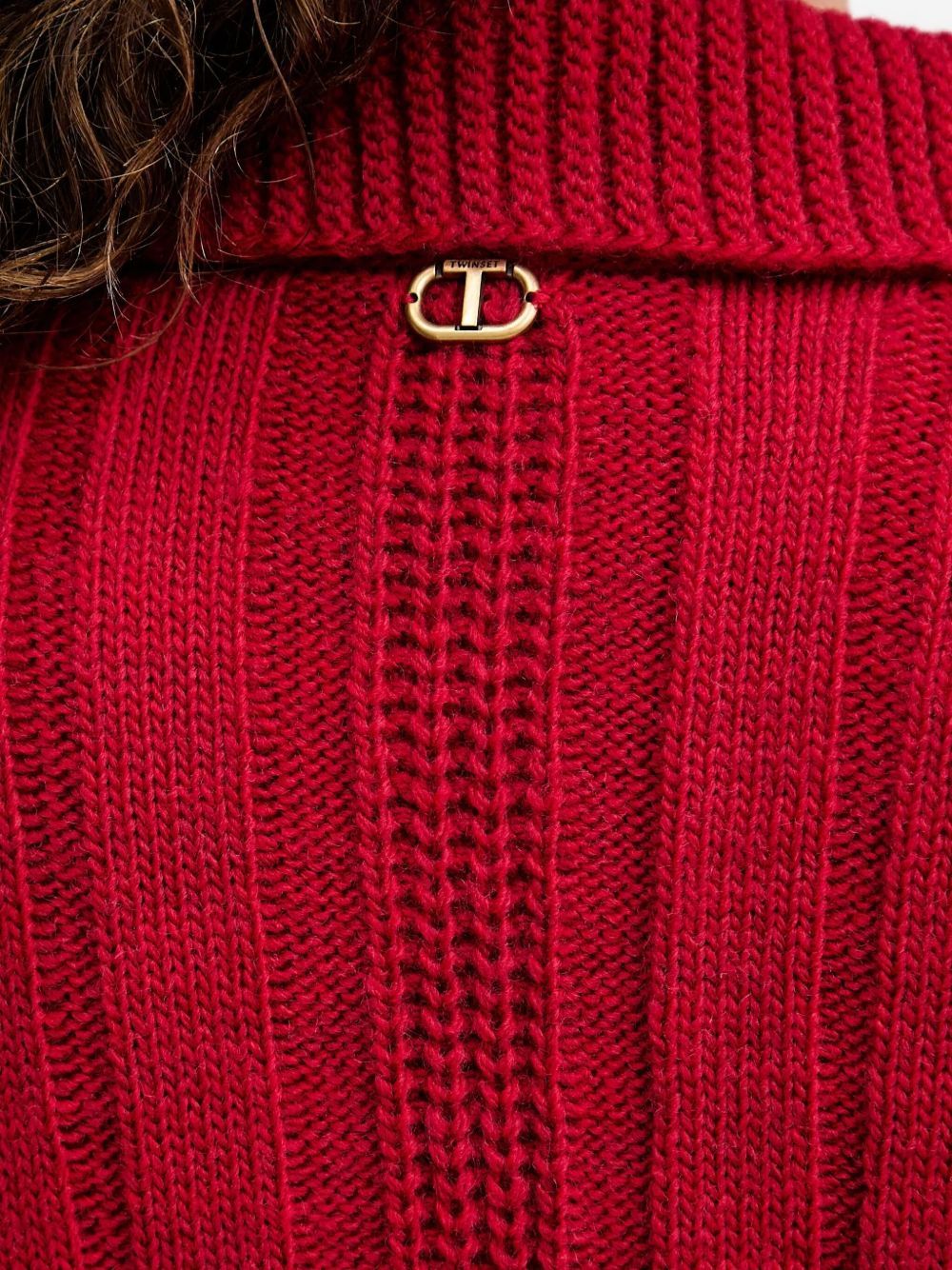 Twinset Twin-set Sweaters Red In Red