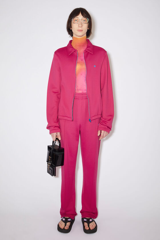 Acne Studios Zippered Casual Jacket In Pink