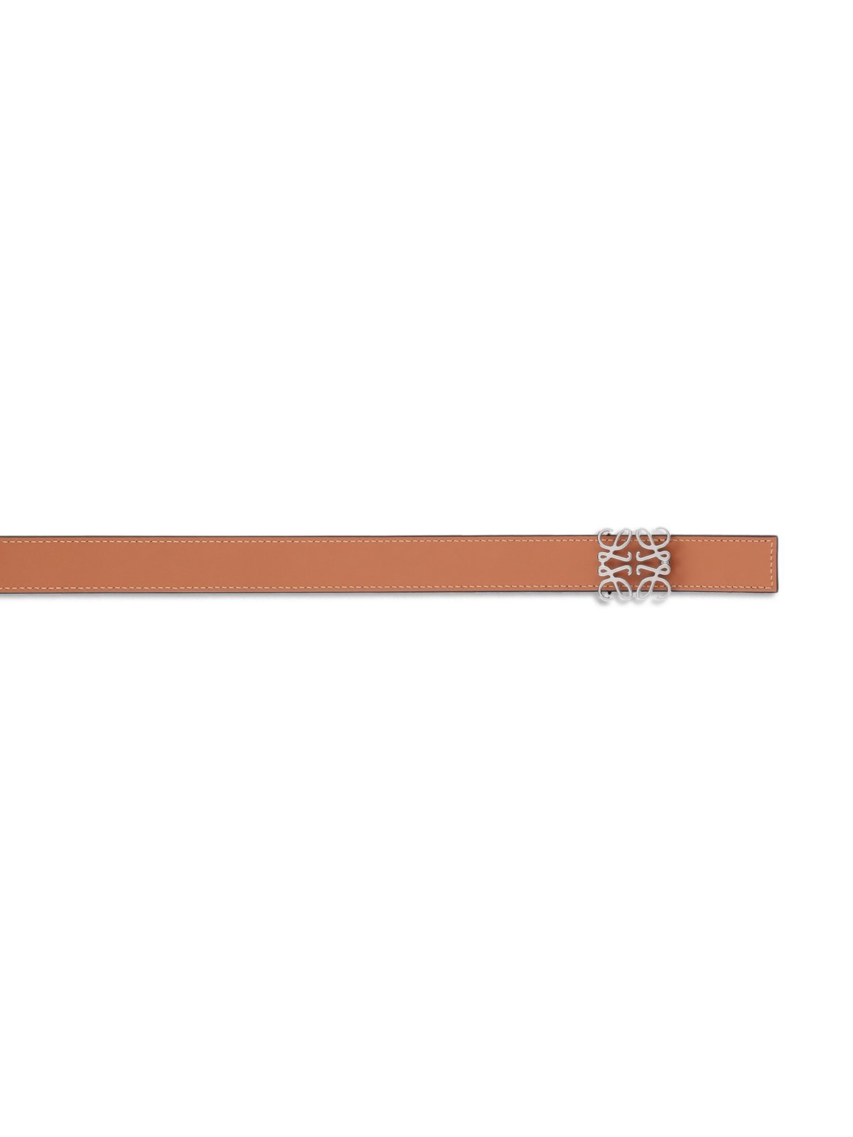 Loewe Logo Buckled Reversible Belt In Brown