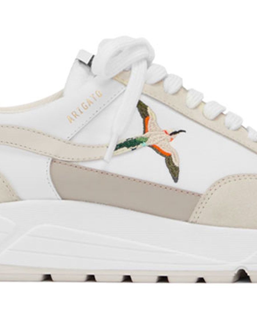 Axel Arigato Logo Lace-up Sneakers In White