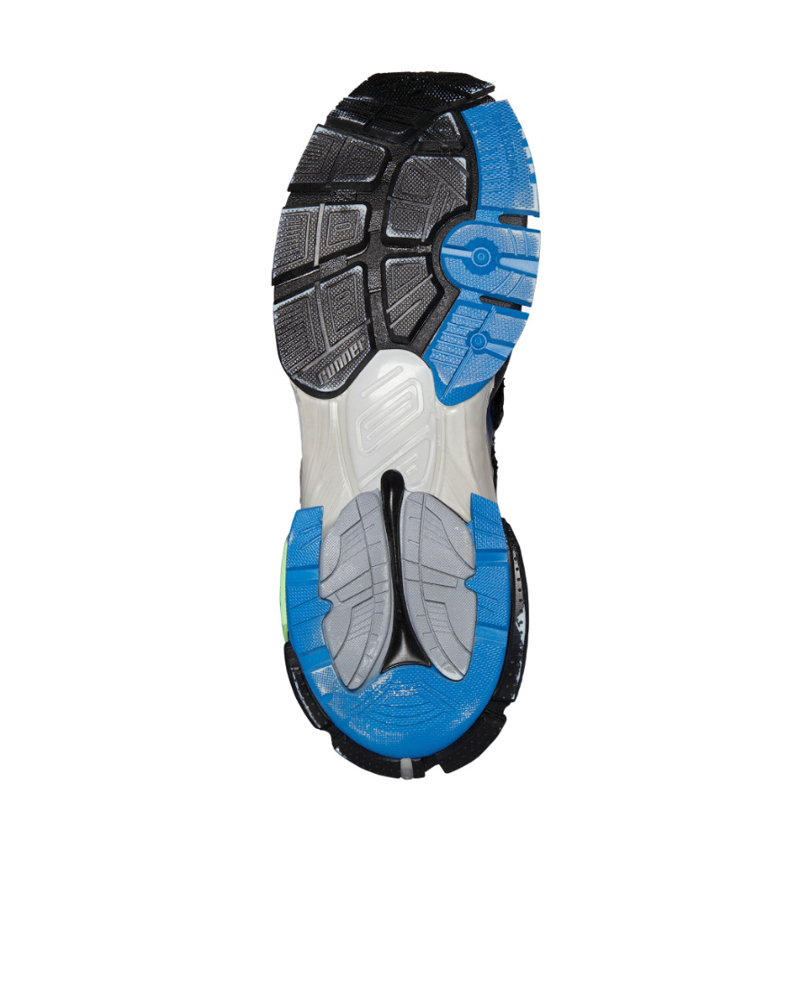 BALENCIAGA PANELLED CHUNKY-SOLE SNEAKERS