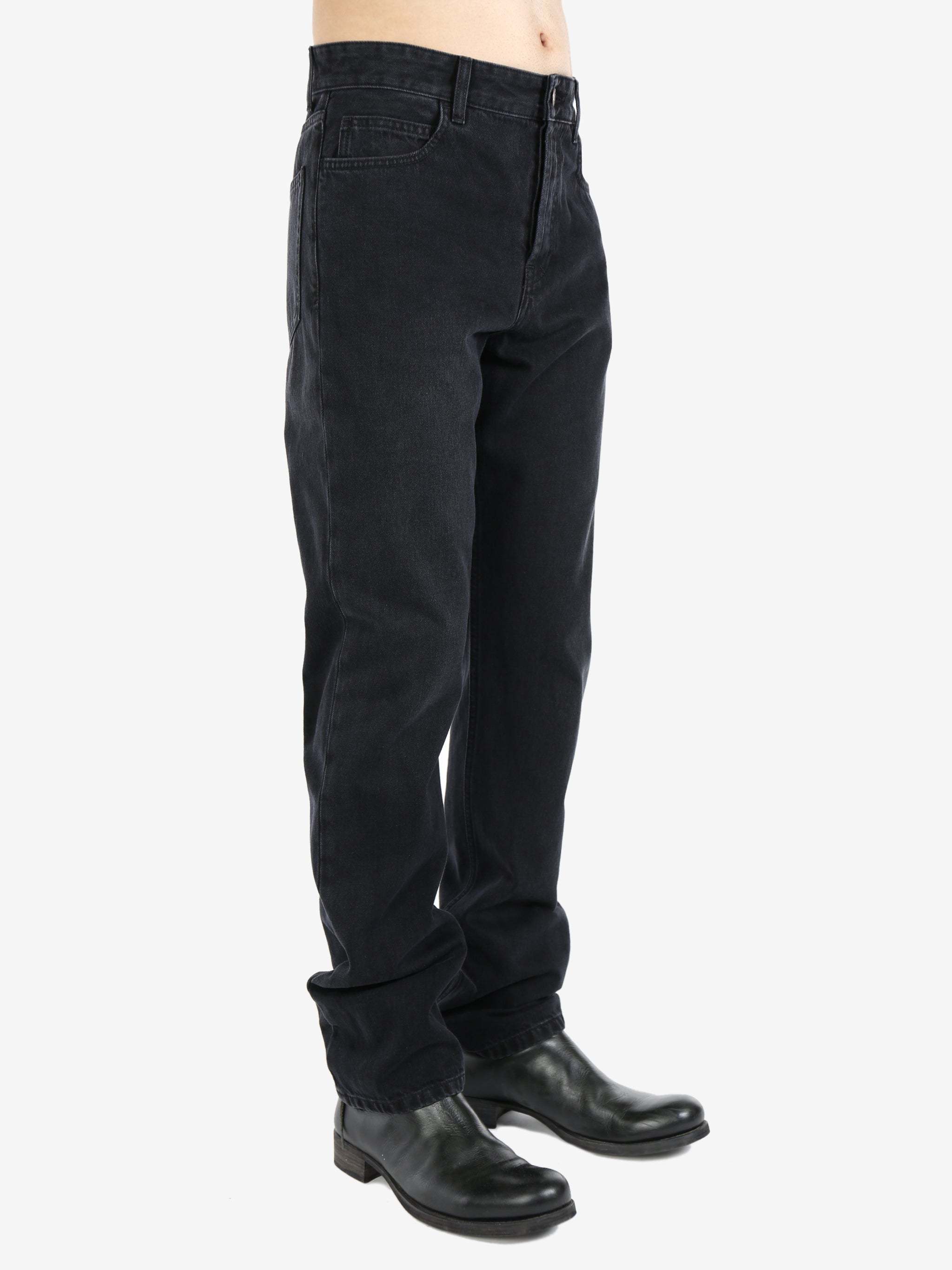 The Row Carlisle Slim-fit Jeans In Black