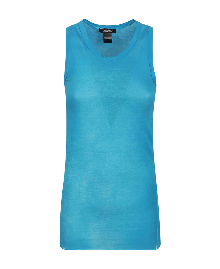 Avant Toi Sleeveless Top In Blue
