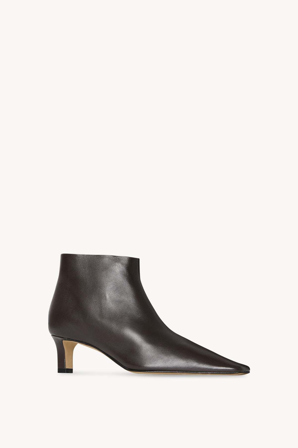The Row Carla 45 Leather Boots In Brown